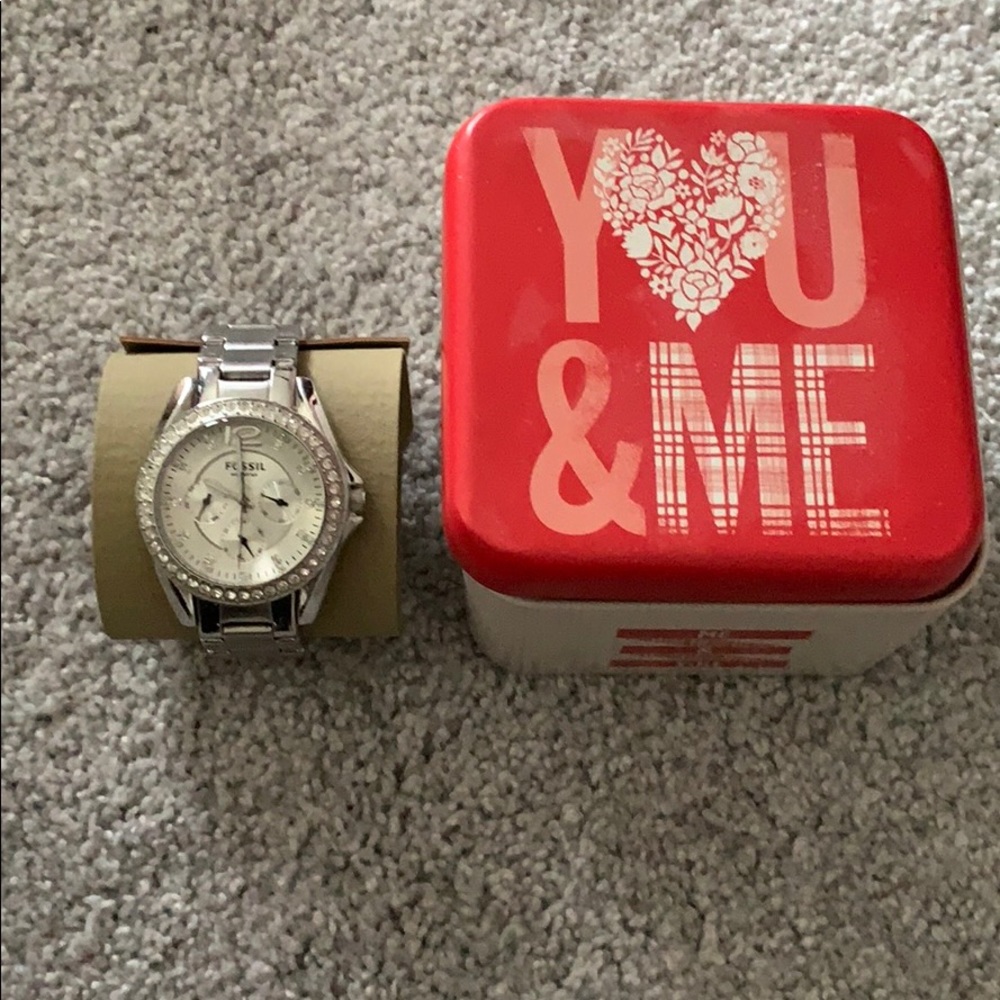 Bling Fossil watch